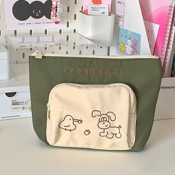 化妝包 收納包台出原創新款化妝包大容量化妝品收納包便攜化妝包可愛日系ins便攜包