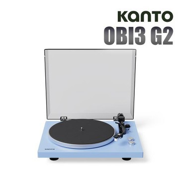 Kanto OBI3 G2 藍牙黑膠唱片機-冰川藍(升級版)