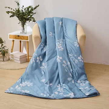 J-bedtime 床寢時光 台灣製天絲萊賽爾石墨烯涼被 RMG7650M  195 x 150cm  晨光花語