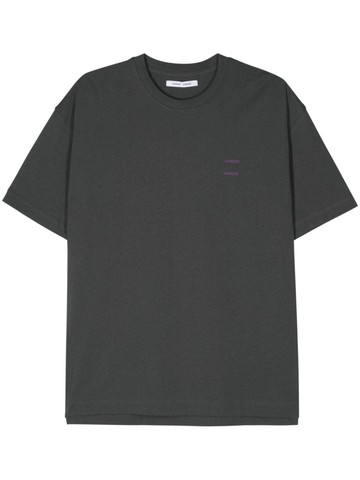 SAMSOE SAMSOE - Joel logo-print T-shirt - men - Organic Cotton - S - Grey