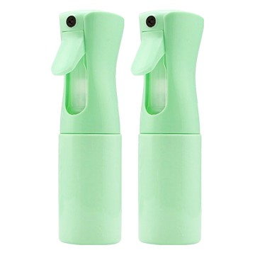 多功能極細噴霧瓶 PP材質 7x6x25公分  青蘋果綠  2個