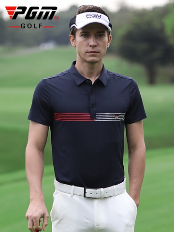 PGM 2021新款 高爾夫短袖t恤男裝夏季golf彈力速干面料上衣服裝男