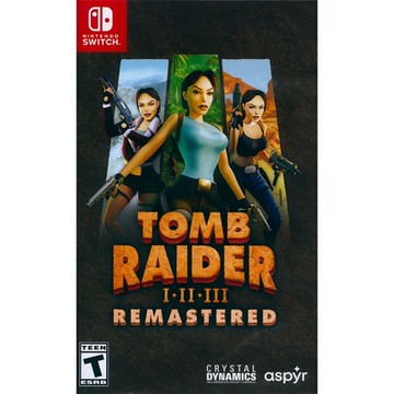 古墓奇兵 1-3 復刻版 重製版 移植版 Tomb Raider 1-3 Remastered - NS Switch 英文美版
