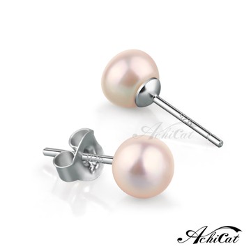 AchiCat 925純銀耳環 甜美佳人 天然珍珠耳環 抗過敏耳針 4mm 一對價格 生日禮物 GS6132