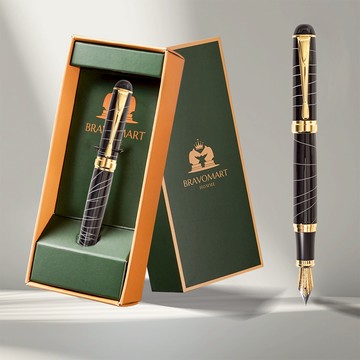 【BRAVOMART HOME】客製化刻字 經典雅緻書寫筆系列 - 鋼筆 升遷禮 商務送禮 交換禮物