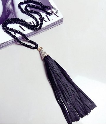 【JP.美日韓】韓國直出百搭 流蘇項鍊 水晶 閃亮 夜店 氣質