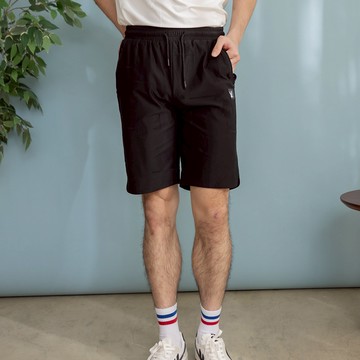 PLAYBOY - 立體織紋針織短褲 - 黑色/661-027-09-8