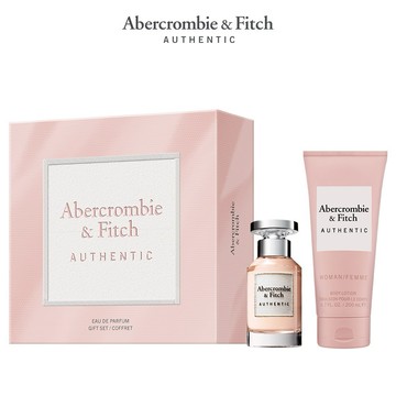 新品【ABERCROMBIE & FITCH】真我女性淡香精假期禮盒(淡香精50ml+身體乳200ml.附紙袋)