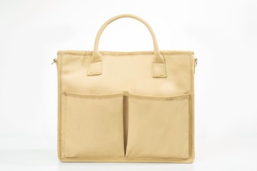 零浪費帆布包（米色） 別緻的帆布包，米色。