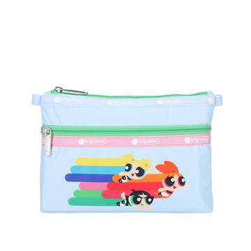 雙層拉鍊化妝包