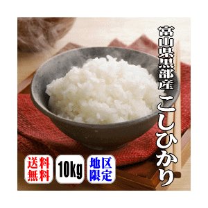 富山県黒部産こしひかり　10kg(5kg×2)　