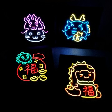 手作DIY材料包 霓虹燈 佈置裝飾