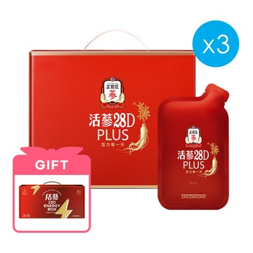 活蔘28D PLUS 30入 X3盒(效期:2027/02)