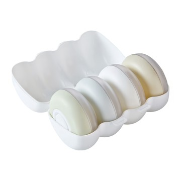 iSFun 隨身便利分裝瓶4件組  透明色  1組