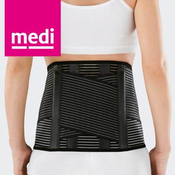 美締 medi 專業醫療護具 活力軟背架 黑色 (I~V 號) 【杏一】