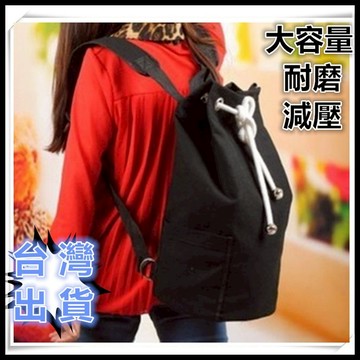 有間小鋪:耐磨抽繩帆布水桶包 耐磨束口後背包 孫悟空後背包 七龍珠背包 大號登山包 減壓雙背帶旅行包包 大背包