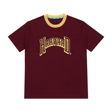 NCAA 男女 落肩棉T 深紅-7225500840