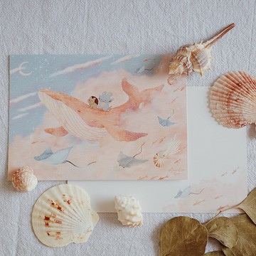 雲海漫遊 曼蒂明信片