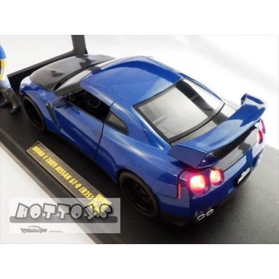 ワイルドスピード ミニカー 1/18 GTR R35 2009 ブライアンの