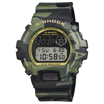 CASIO G-SHOCK BOLD CAMO 系列 迷彩風格電子錶 手錶 DW-6900CMG-3