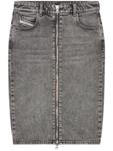 Diesel - De-Pencil-Z denim skirt - women - Cotton/Elastane - 24 - Grey