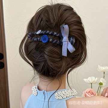 優選之家】🚛可愛小狗挎包髮夾後腦勺盤髮抓夾高級感鴨嘴夾子頭飾一字夾髮卡女 J R D K 1