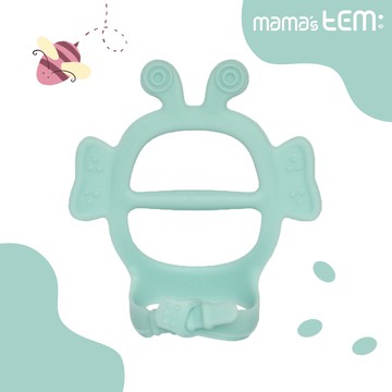 固齒器【Jem Jem胖蜜蜂肉肉手-贈輕便吐司盒】-韓國MAMA's TEM固齒器