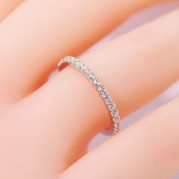 SWAROVSKI 施華洛世奇 Vittore 戒指 鍍白金色