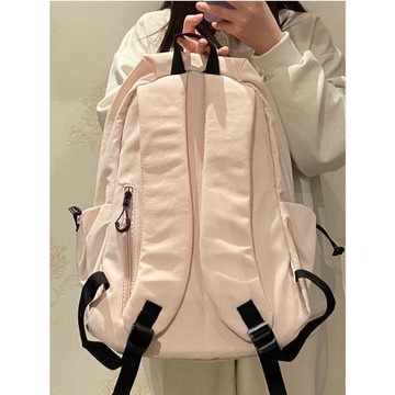 2025超火簡約純色初中生書包女生中學生大容量日系雙肩包高中背包