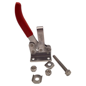 GoodHand 嘉手 水平式夾鉗 夾持力100kg GH-201-C 材質:鐵 台灣製造  1組