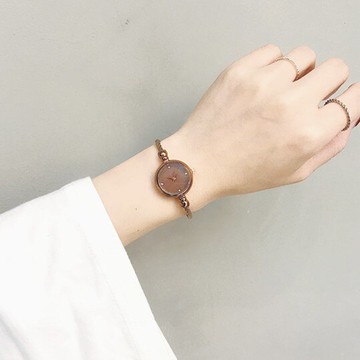 裝飾手鐲表手鐲式開口韓版時尚女簡約氣質學生小眾設計ins風手鏈