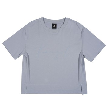 KANGOL 女 經典短寬版印花T 6522100781