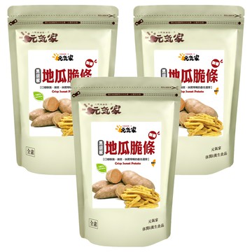 元氣家 御薯黑胡椒地瓜脆條 新鮮蔬果製成 香脆可口  100g  3包