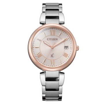 CITIZEN星辰錶 XC系列  EO1195-51W亞洲限定廣告款光動能女錶/粉 33mm｜樂天領券現折★全館特惠中★指定刷卡回饋10%
