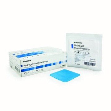 Hydrogel Dressing McKesson 2 X 2 Inch Square Sterile Case of 40 by McKesson