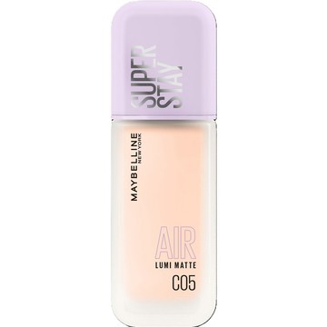 MAYBELLINE媚比琳裸霧光持久水粉底 AIR SPF12 C05 粉膚白皙
