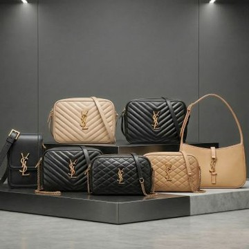 YSL Saint Laurent Le5A7 Gaby Lou 絎縫 滑面斜背包 手機包-多款可選