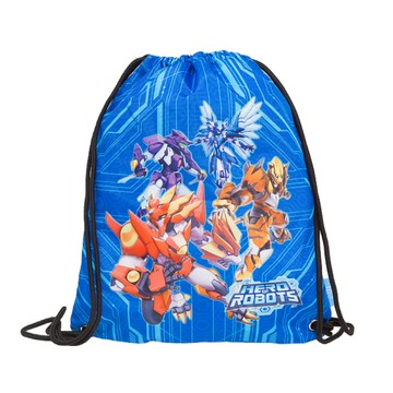 【IMPACT】機甲英雄束口袋-藍色 IMHRL02RB