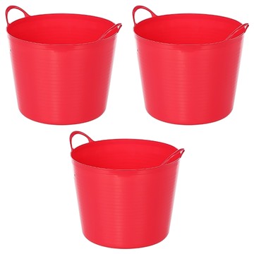 KEYWAY 聯府 雙耳彈性收納籃 26.5L  大 430 x 385 x 350mm  顏色隨機  3個