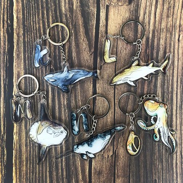 字母壓克力吊飾 K-O 聖誕禮盒 交換禮物