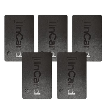 InCard Finder雙系統超薄卡型定位器 5入組