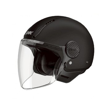 【通勤首選】SNK LAMINAR 素色 Black MA 200 霧面黑 3/4罩安全帽