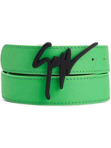 Giuseppe Zanotti - Giuseppe leather belt - men - Leather - One Size - Green