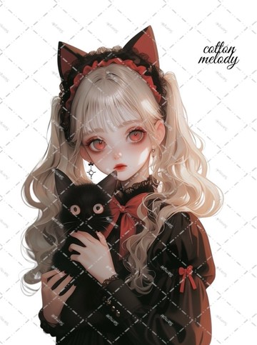 original sticker no.2313 人物貼紙 原創貼紙 原創人物貼紙 裝飾貼紙 cotton melody