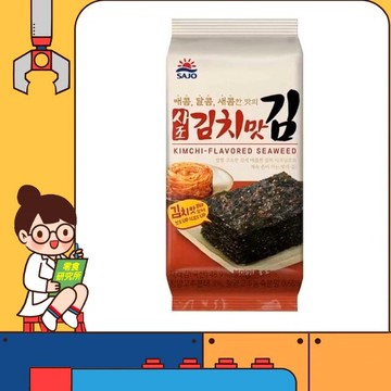 韓國 sajo 泡菜海苔片 4g 獨享包 泡菜海苔 烘烤海苔片 包飯海苔 海苔片 韓國道地海苔 韓國