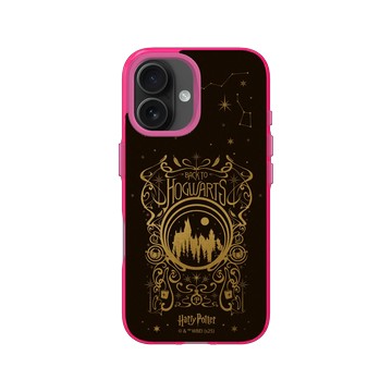 iPhone 16 Clear 粉漾桃 - 哈利波特 Harry Potter - 霍格華茲城堡