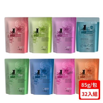 德國凱茲CATZ 經典美食家系列-無穀主食貓餐包85g X(32入組)(下標數量2+贈神仙磚)