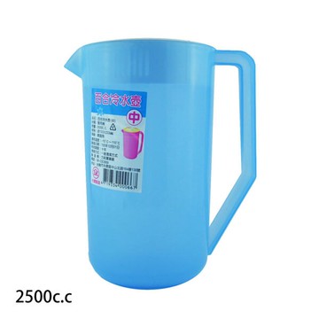 力銘百合冷水壺(中) 2500 c.c. 玻璃壺 冷水壺 冷飲 熱飲 紅茶壺 涼茶壺 果汁水壺 冷茶壺