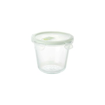 SHIMOYAMA 雙重密封耐熱玻璃保鮮碗(附蓋)-700ml-3入-多色可選