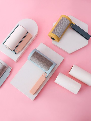 粘毛器滾筒可撕式替換卷紙除塵氈毛衣服去毛神器沾塵紙衣物除毛滾